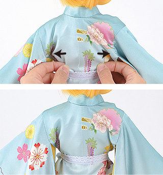 着せつけ方［お引きずり］4-2