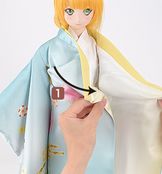 着せつけ方［おはしょりを作る］～上級者向け～ 4-1