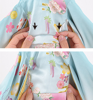 着せつけ方［おはしょりを作る］～上級者向け～ 6-1