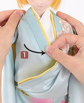 着せつけ方［おはしょりを作る］～上級者向け～ 6-2