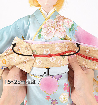 着せつけ方［おはしょりを作る］～上級者向け～ 8-1