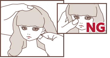 ウィッグの取り付け方