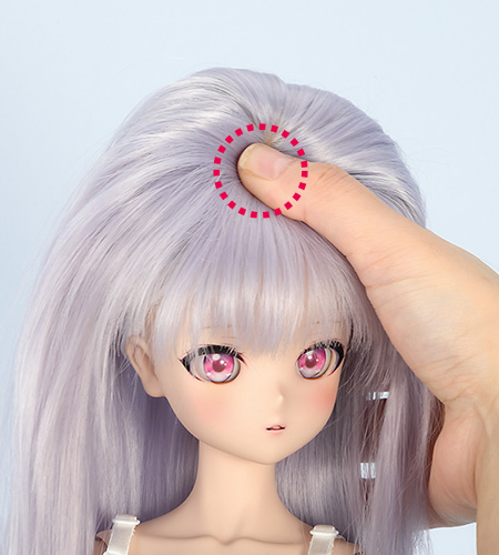 ドルフィーウィッグの取り付け方