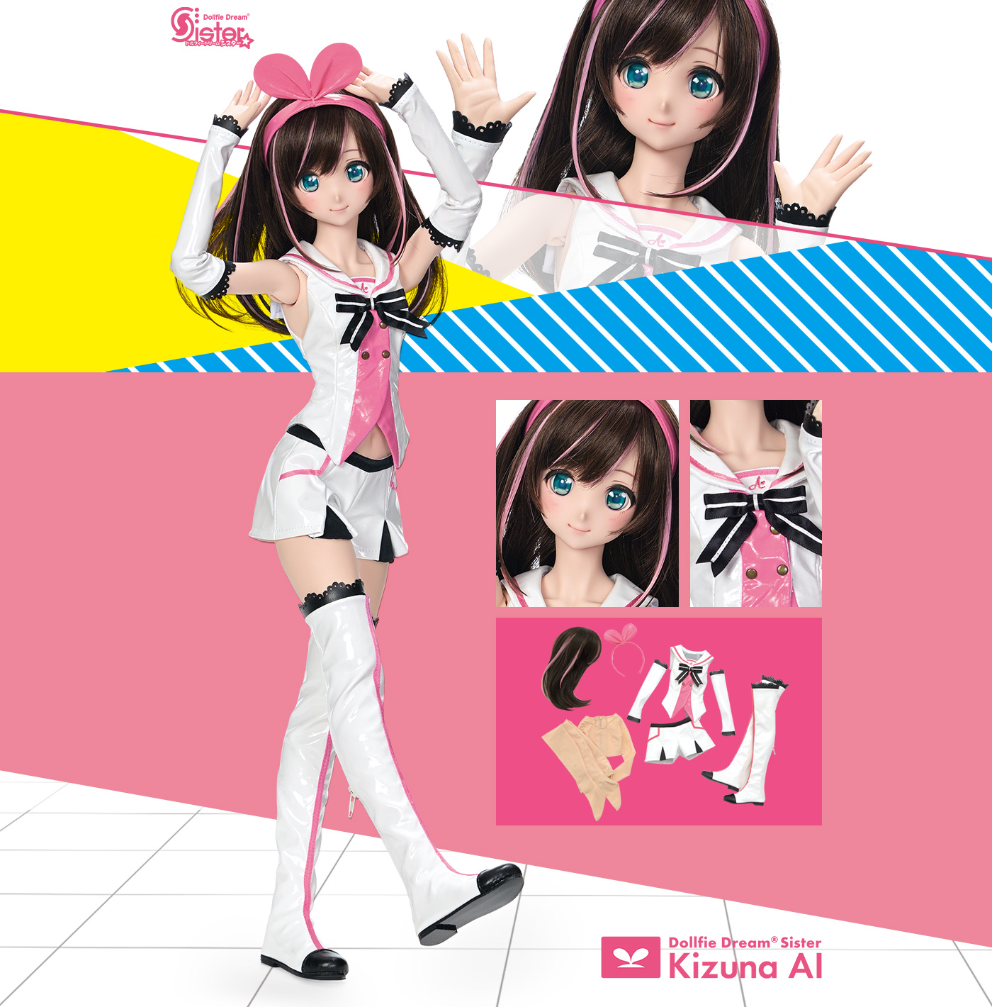 DDS キズナアイ | Kizuna AI × Dollfie Dream® Sister | 株式会社ボークス