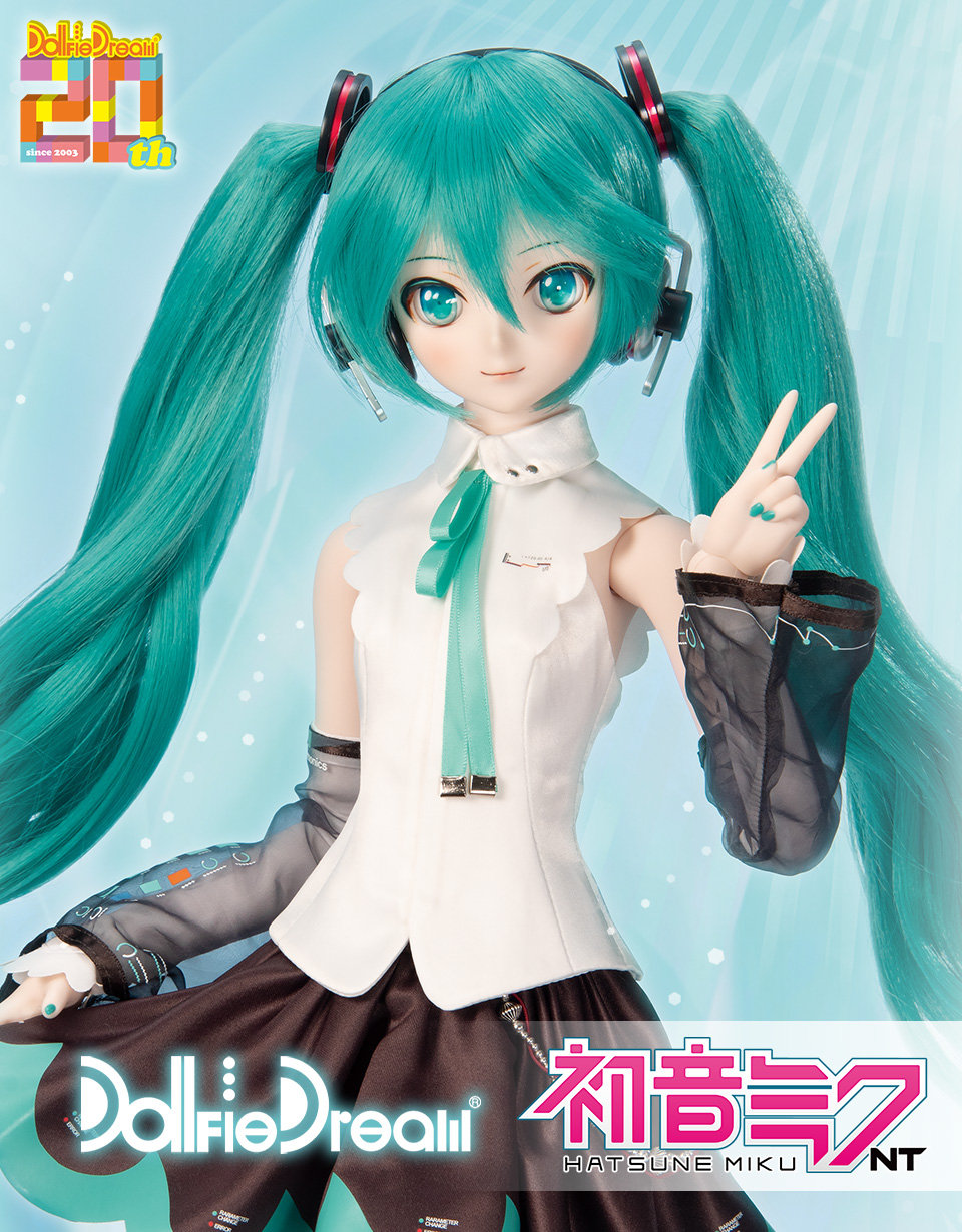 超激得大人気ボークス DD 初音ミク ヘッド セミホワイト肌 ドルフィードリーム VOLKS Dollfie Dream ドール パーツ