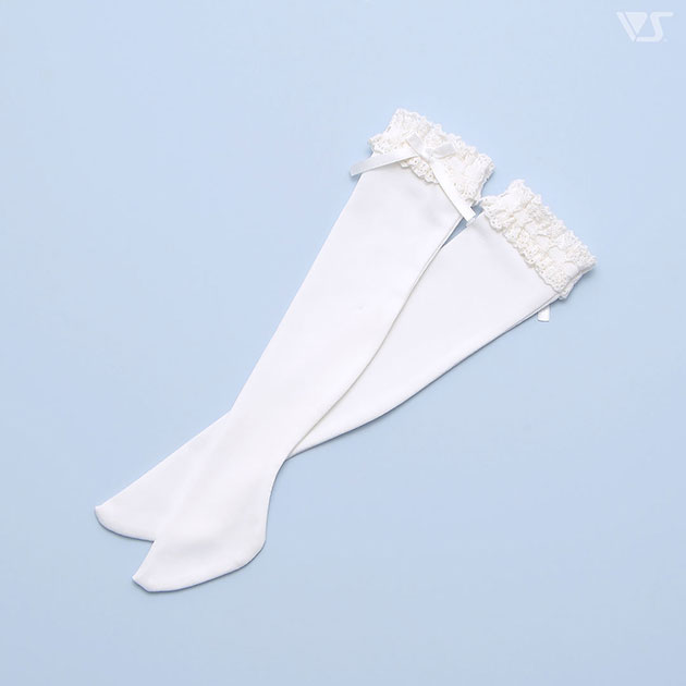 SD レース付きソックス（白）