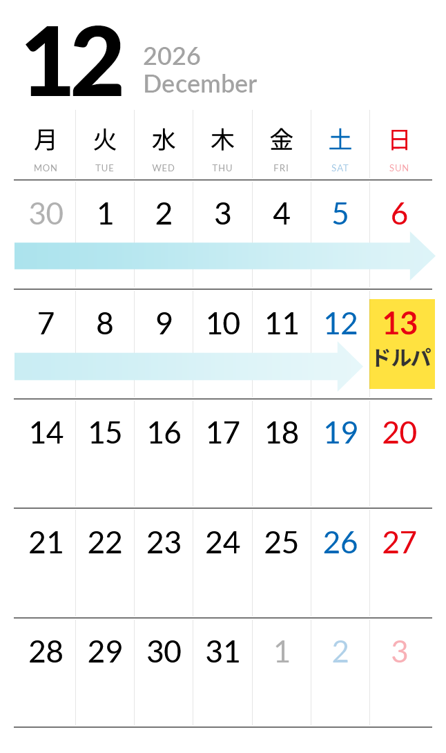 TICKET 事前販売スケジュール