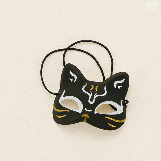 猫面（黒）