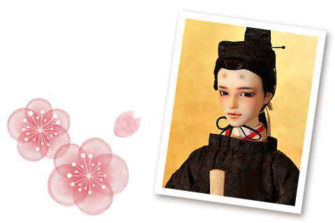 男雛：SD17男の子 光源氏（PSホワイト）