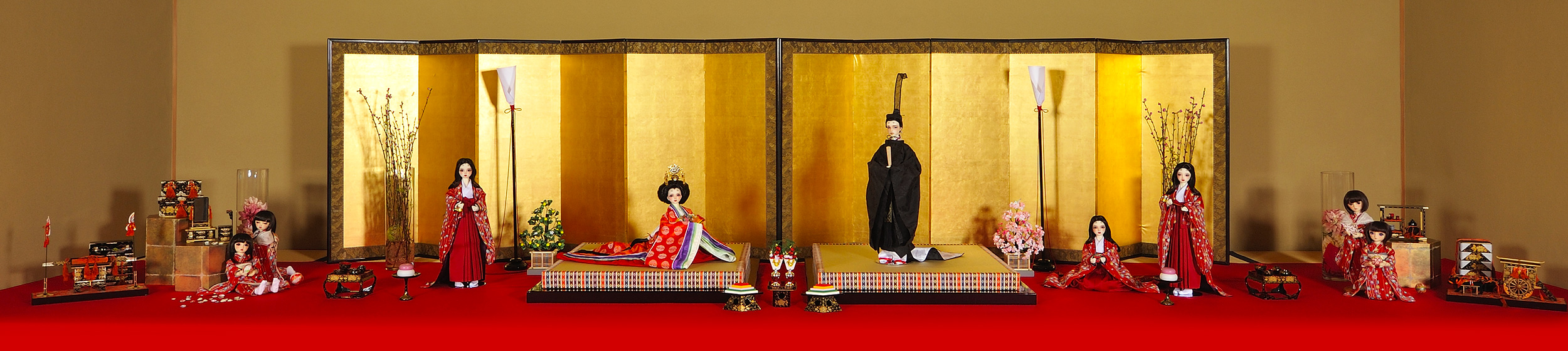 天使の里 おひなまつり「SD雛飾り 特別展示」