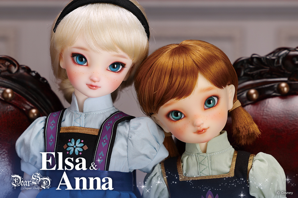 Dear SD 「エルサ」「アナ」 商品情報 | Super Dollfie DISNEY Collection ～アナと雪の女王～ | ボークス公式  ドルフィー総合サイト | 株式会社ボークス