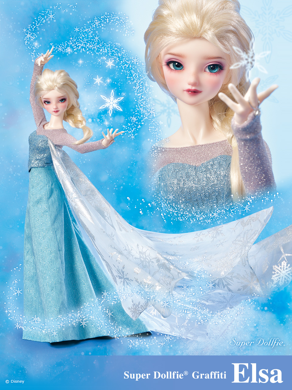 SDGr エルサ | Super Dollfie DISNEY Collection ～アナと雪の女王～ | ボークス公式 ドルフィー総合サイト |  株式会社ボークス