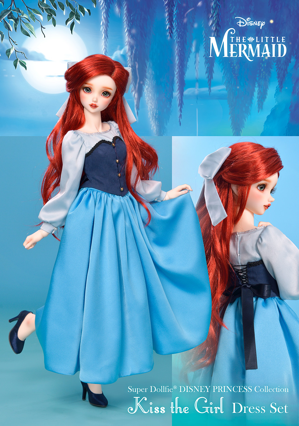 Super Dollfie DISNEY PRINCESS Collection - Kiss the Girl Dress Set