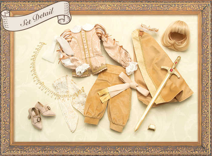 SD男の子 幸福の王子 ドレスセット内容