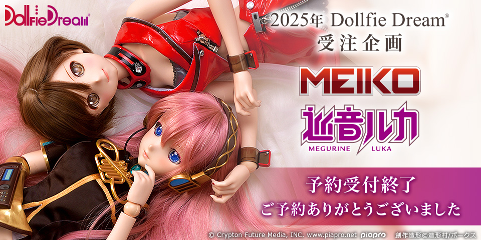 2025年 DD受注企画「DD 巡音ルカ 2.0 & DD MEIKO 2.0」